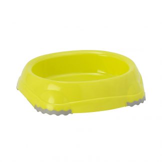 Flamingo Leno Hawai - miska pre mačky - plast, limetková - 14 cm (210 ml)