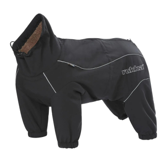 Rukka pets Thermal overall - bunda pre psov - čierna