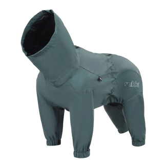 Rukka Pets Protect overall – pršiplášť pre psy – tmavo agávový