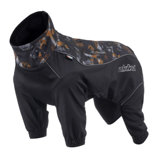 Rukka pets Windmaster overall - bunda pre psov - čierna