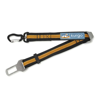Kurgo Direct to Seatbelt Swivel Tether - bezpečnostný popruh pre psov do auta s otočným mechanizmom – oranžový