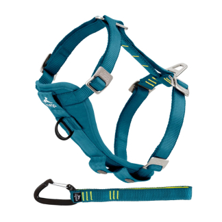 Kurgo Enhanced Strength Tru-Fit Dog Car Harness - bezpečnostný postroj pre psa - tyrkysový