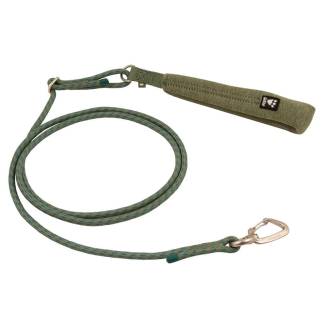 Hurtta Adjustable Rope Leash Eco - Hedge - lanové vodítko pre psov, zelené - 120-180 x 11 mm