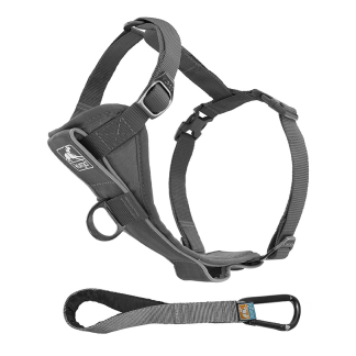 Kurgo Enhanced Strength Tru-Fit Dog Car Harness – bezpečnostný postroj pre psa – sivý