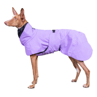 PAIKKA Visibility Winter Jacket Lilac – regeneračná zimná bunda pre psov – fialová