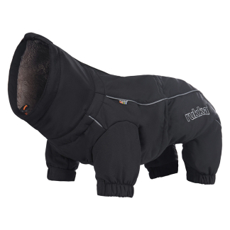 Rukka pets Thermal overall short legs – bunda pre krátkonohé psy – čierna