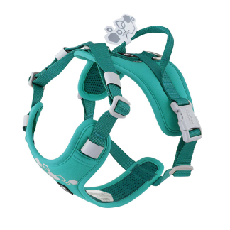 Hurtta Weekend Warrior Harness II ECO Peacock - postroj pre psov - pávia zelená