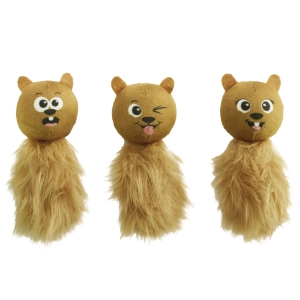 Nina Ottosson Dog Snuffle N' Treat – náhradné pískacie veveričky (sada 3 ks)