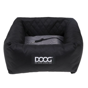 DOOG Bezpečnostná autosedačka a pelech pre psa do auta Car Seat (do 15 kg), čierna