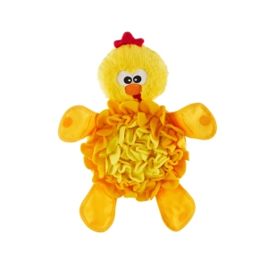 Nina Ottosson Snuffle Palz Chicken – čuchacia plyšová hračka pre psov, kura