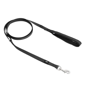 Hurtta Seeker Standard Leash – vôdzka pre psov, 180x15 mm – čierna